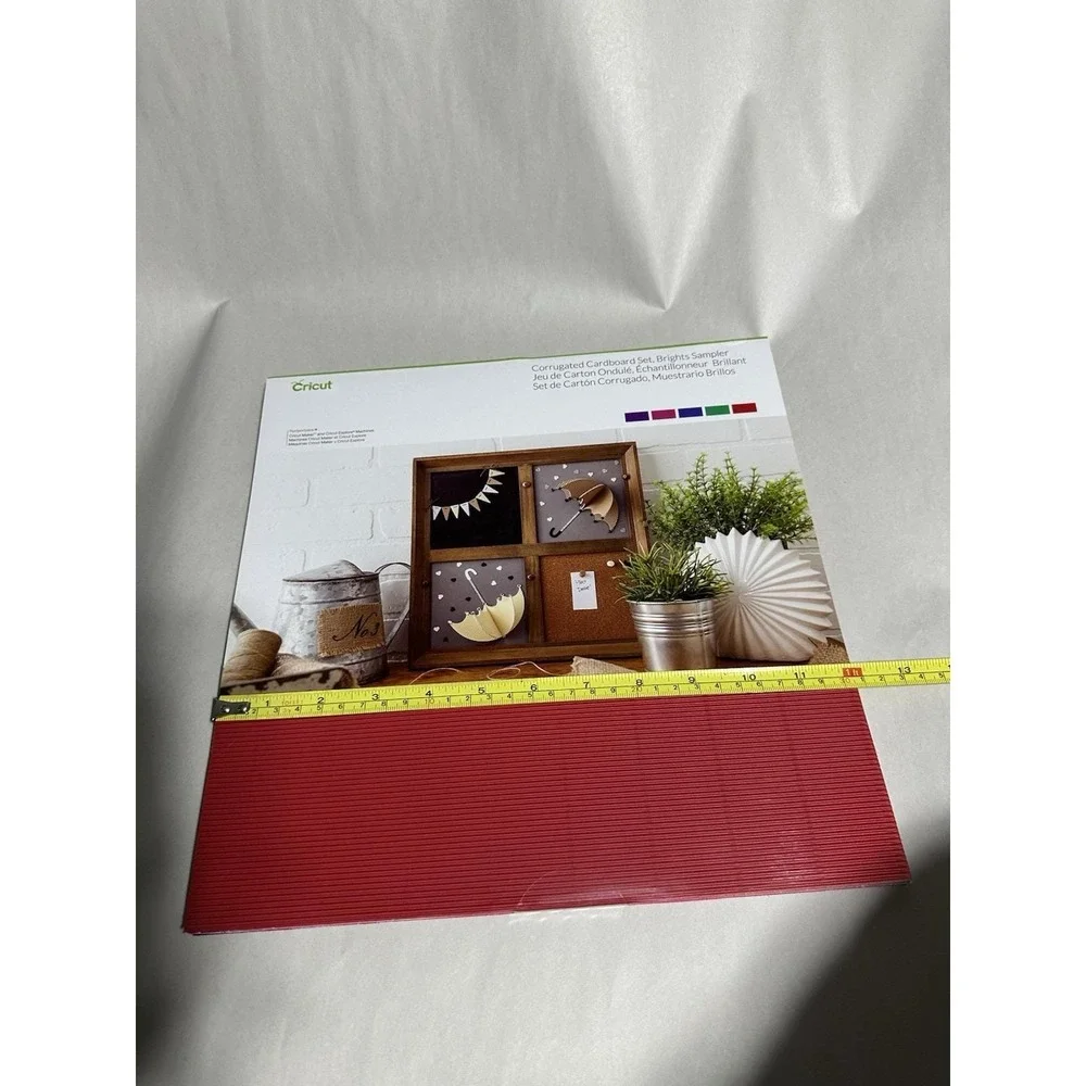 New Cricut Corrugated Cardboard Set‎ Brights Sampler